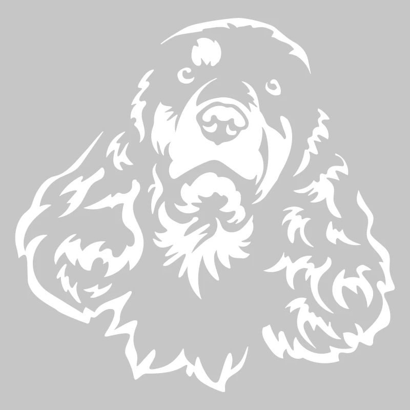 Cocker Spaniel Head « Black Edition »