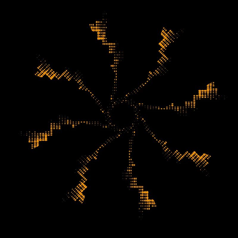 Pixel de feux d’artifice Éolienne gyroscopique