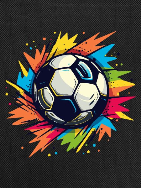 Fußball Graffiti