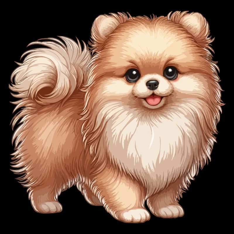 Chiot poméranien