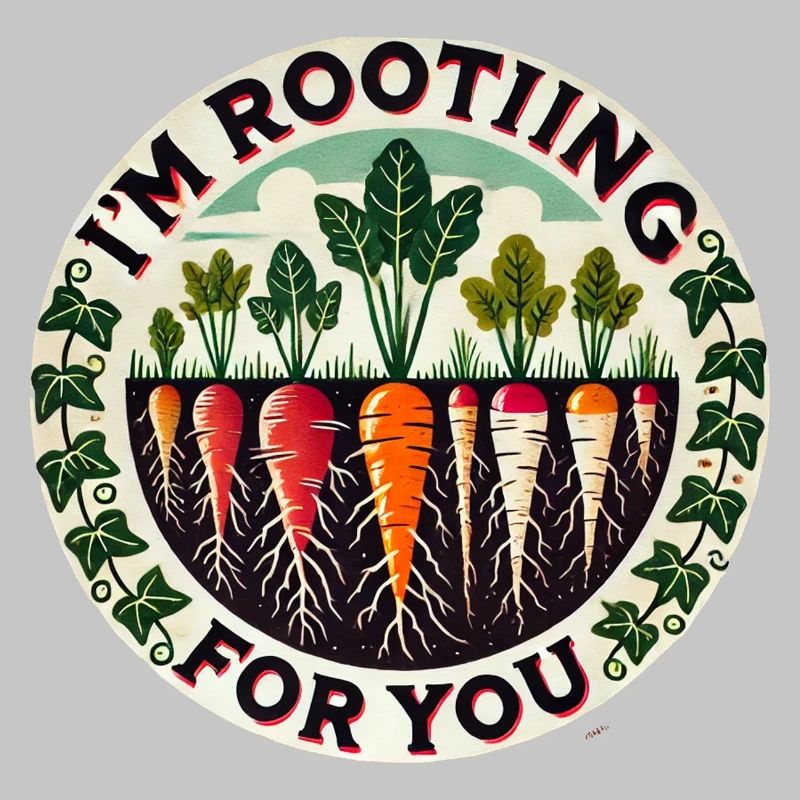 Rootin' Carrot Patch Round