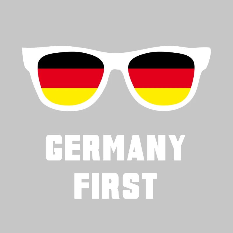 Germany First / Allemagne premier cadeau de drapeau