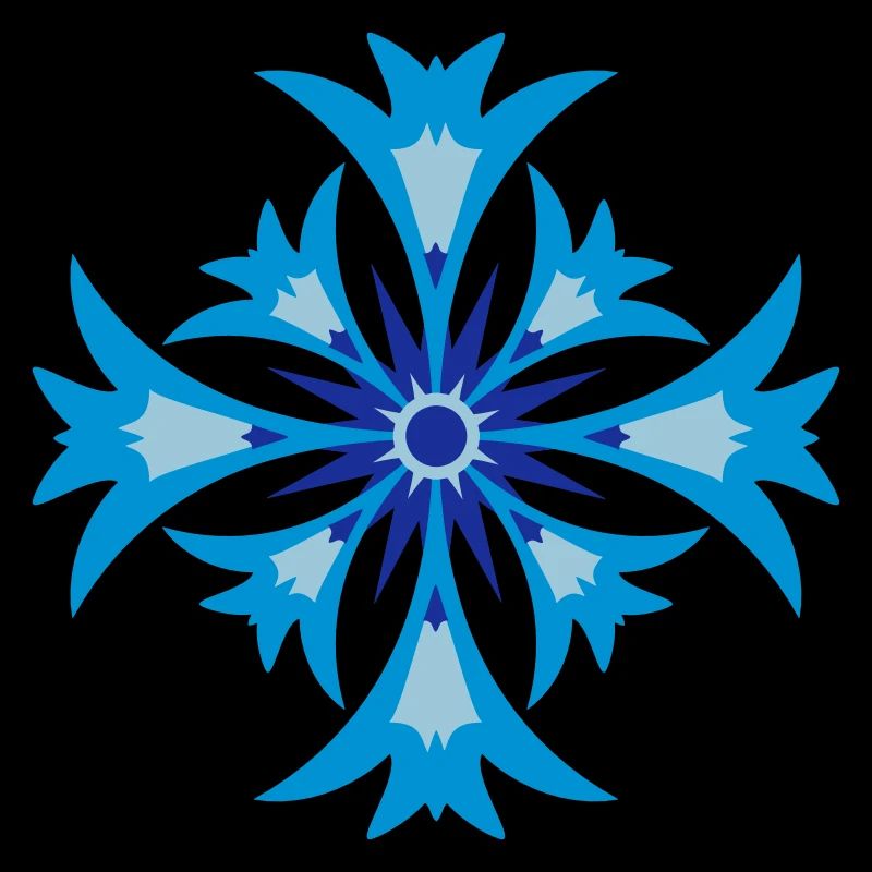 stilisierte Kornblume
