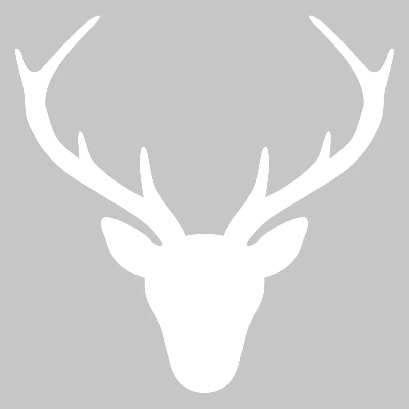 Deer Antler Silhouette Hunting Jger Gift