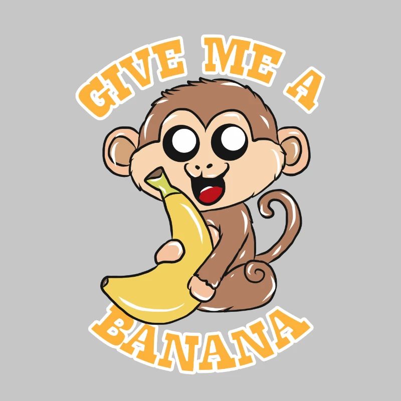 Affe Banane