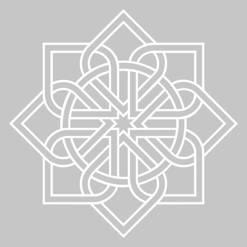 Mandala fleur fleur flocon de neige