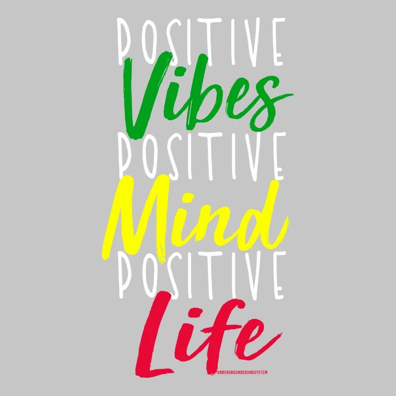 Positive Vibes Mindset Motif