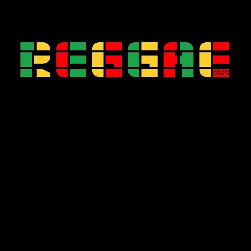 Reggae Farbblock Logo