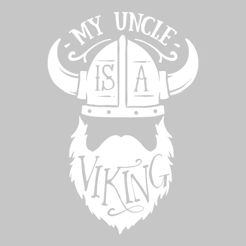 Wikinger Onkel Bart Vollbart Nichte Neffe Geschenk