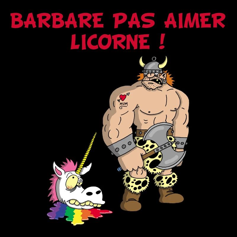 Barbare et licorne