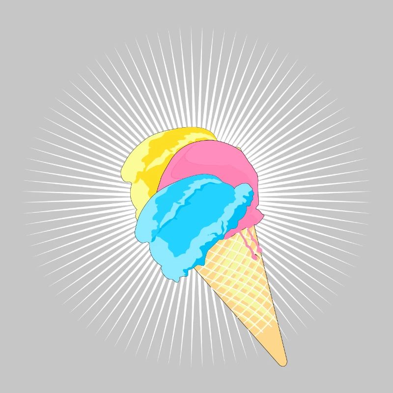 Cornet de crème glacée cornet de crème glacée molle de la crème glacée