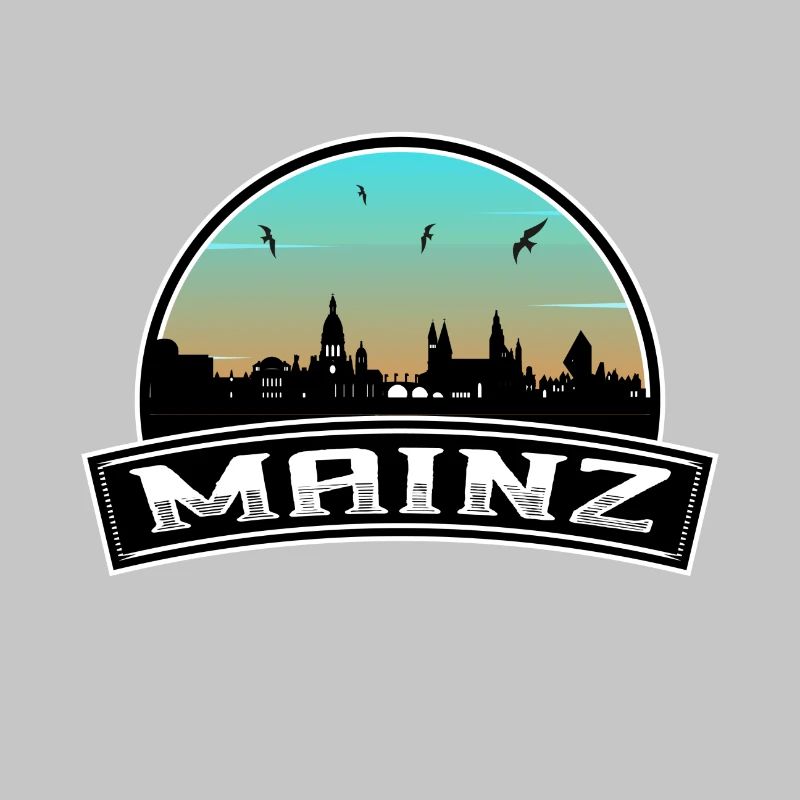 Mainz Germany Skyline German Souvenir