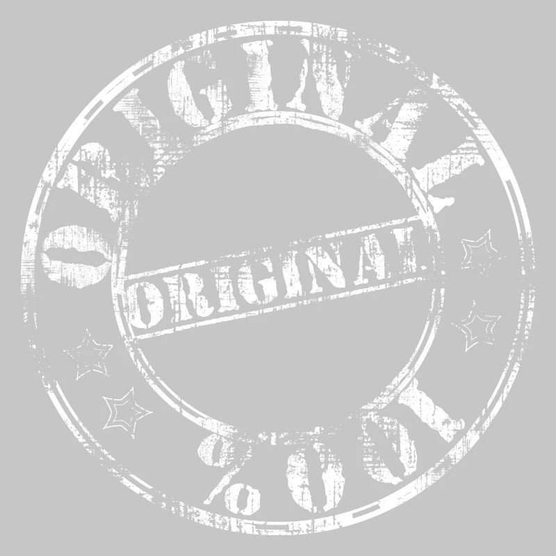 Original stamp 100 white worn