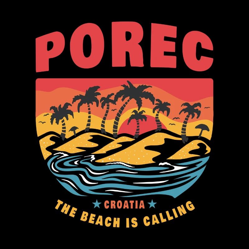 Porec Kroatien Beach Design