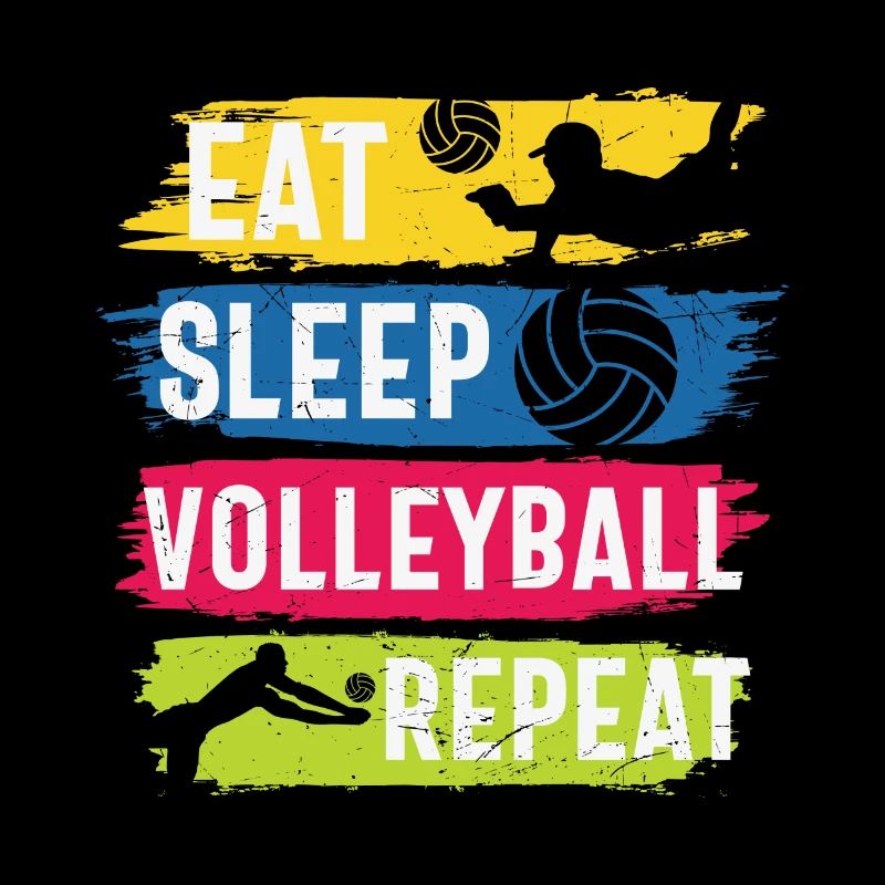 Manger dormir Volley-ball Répéter