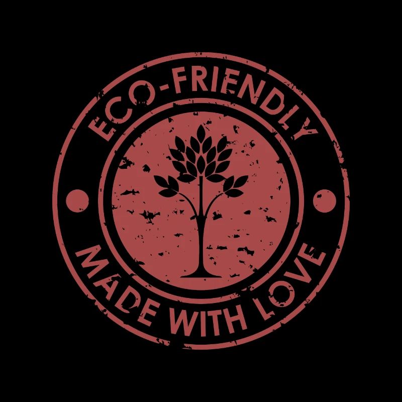 Umweltfreundliches Baum-Emblem-Design