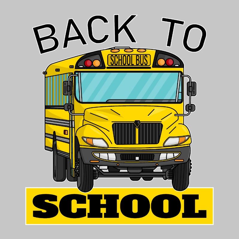 Back to school School start school bus