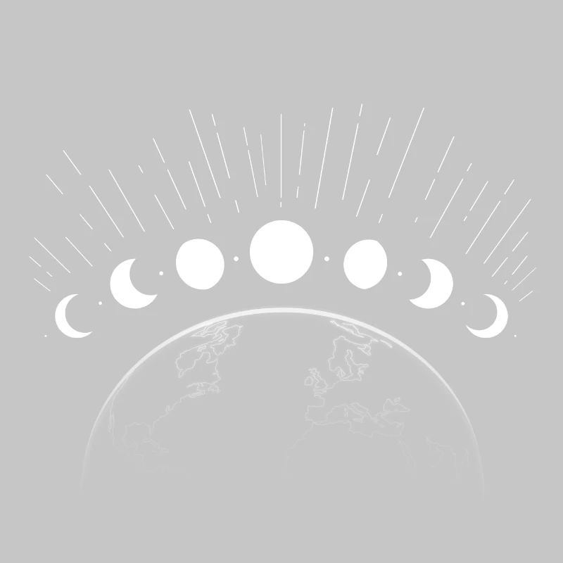 Lunar arc around the Earth