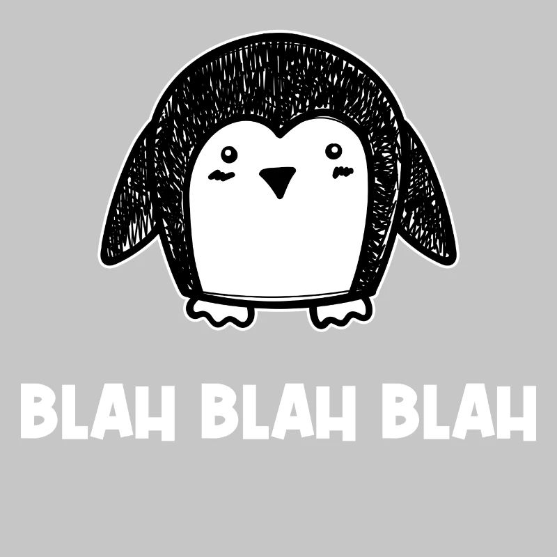 Pinguin Kalt Spruch Tier Schnee Eis Vogel