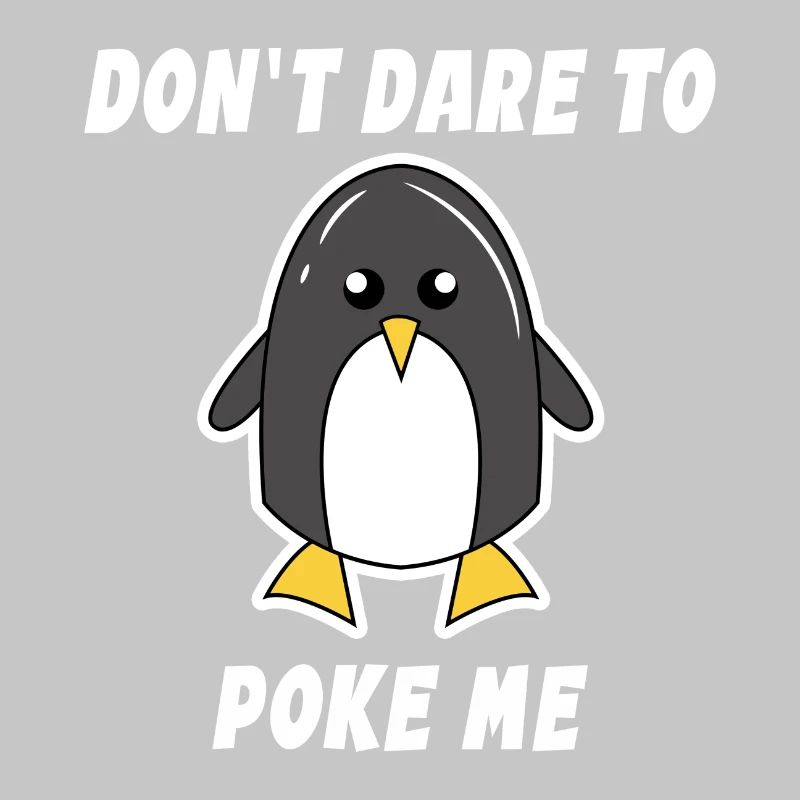 Animal Cool Penguin Déclaration Oiseau de mer Pôle Sud Oiseau