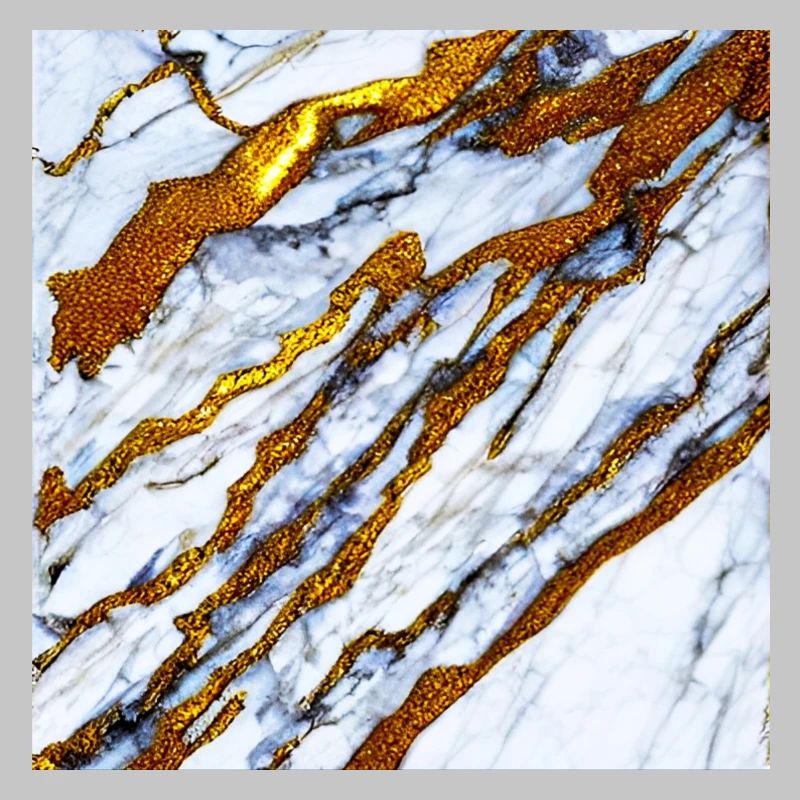 Le marbre blanc rencontre l’or