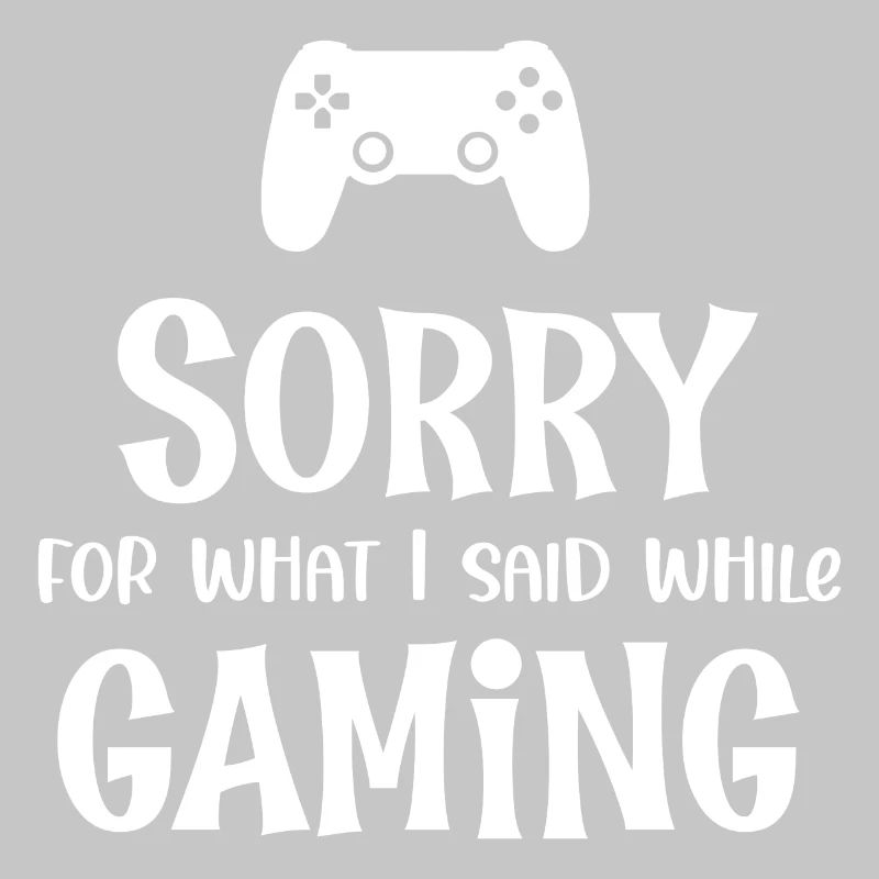 Sorry For What I Said While Gaming