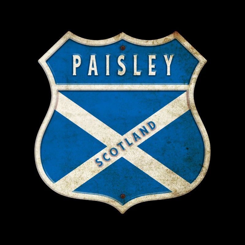 Motif du drapeau écossais Paisley