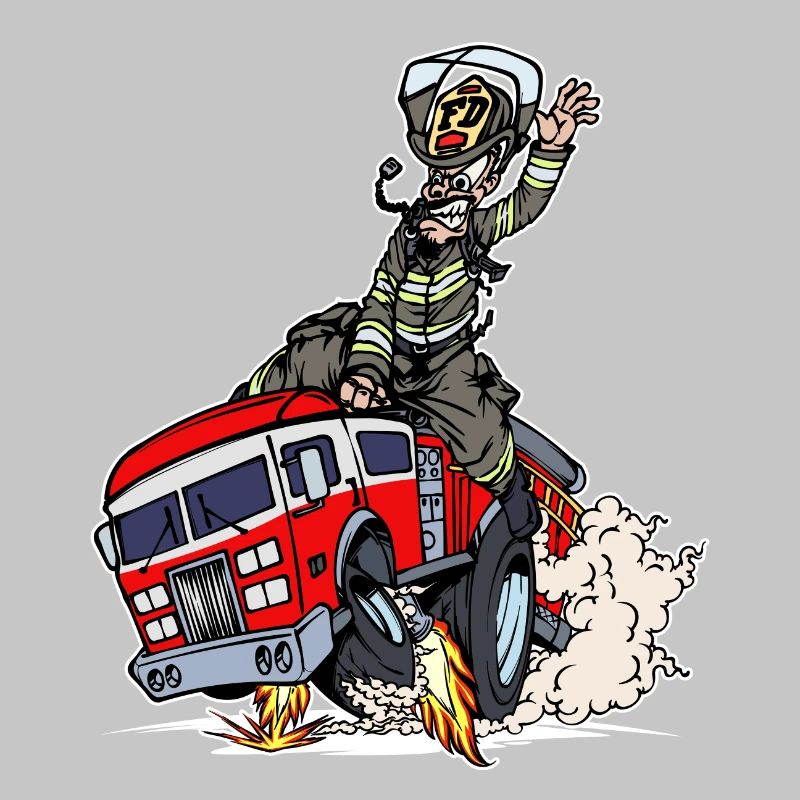 Fire Fire Engine Firefighter Rescuer
