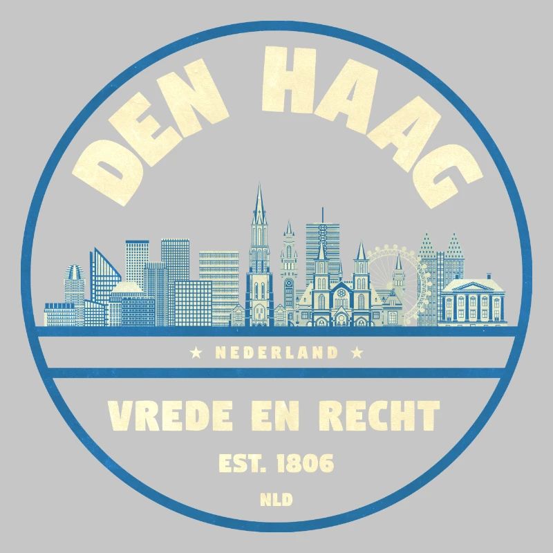 The Hague Skyline Emblem Netherlands