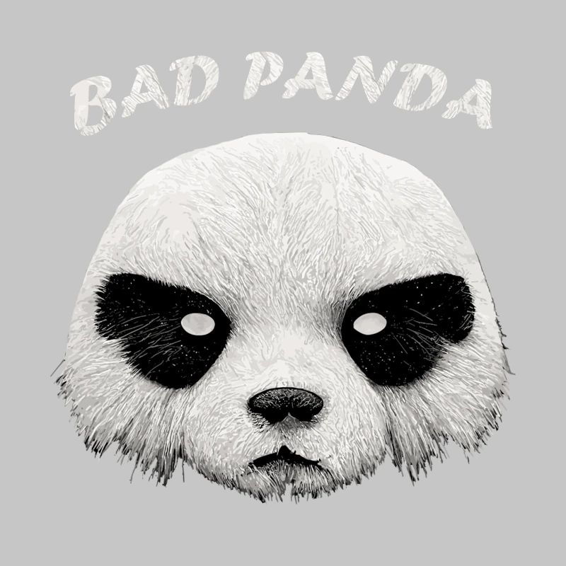Ours panda mignon avec thème anti-amitié