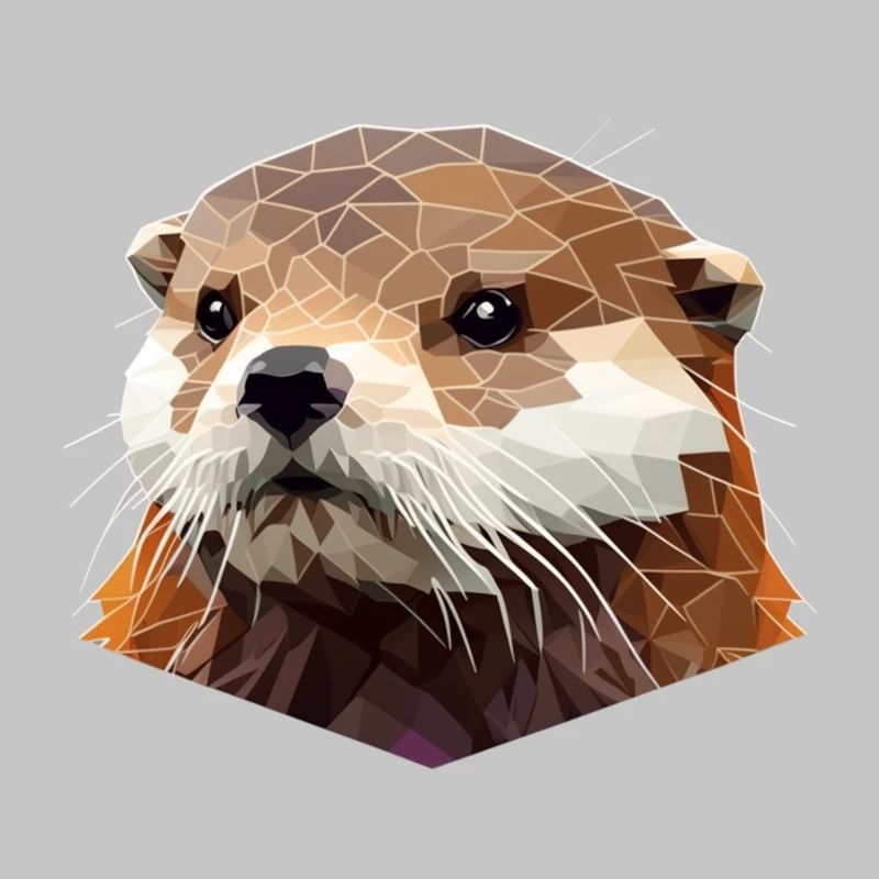 Loutre polygonale