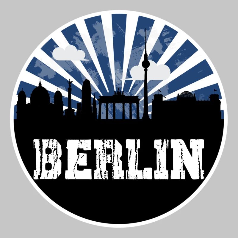 Berlin Skyline Blue Hour