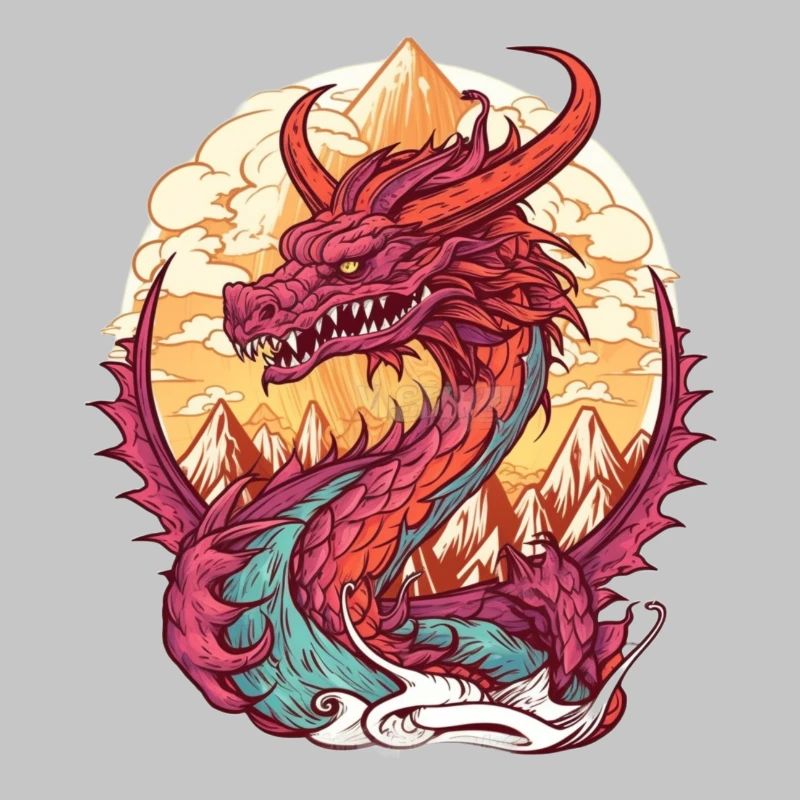 Volcanic Dragon Sunrise