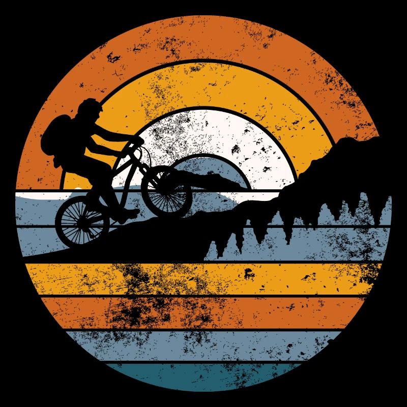 Retro Ridge Bicycle Sunset