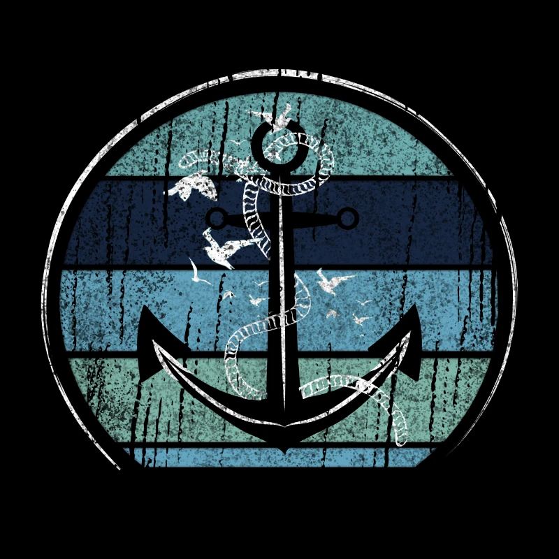 Conception maritime d’ancre vintage