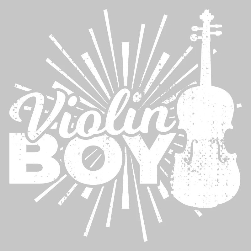 Boy playing the violin