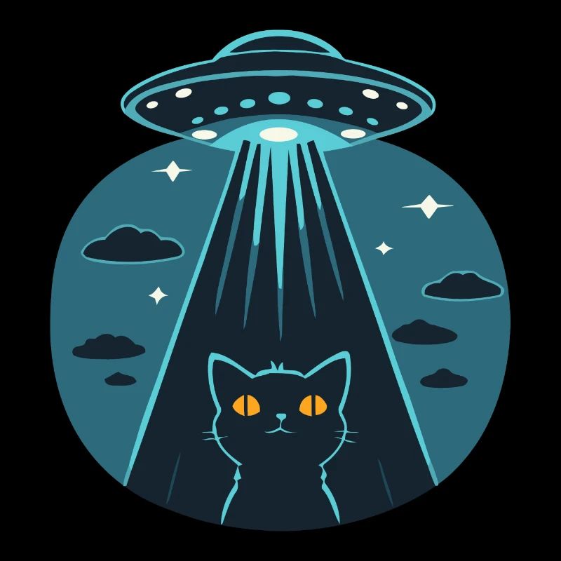 Drôle D’OVNI, Alien, Chat