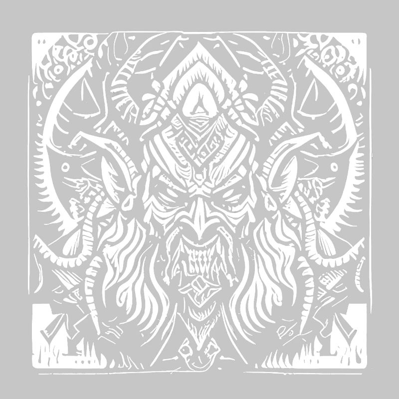Demonic Devil on Pagan Tribal