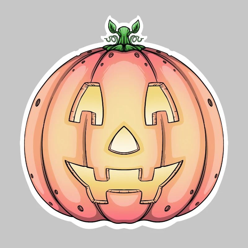 Conception de citrouille d’Halloween Jack-o'-Lantern