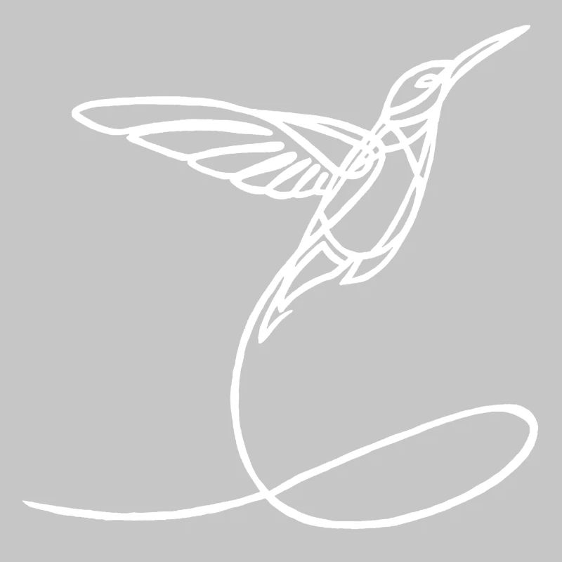 Oiseau étrange blanc