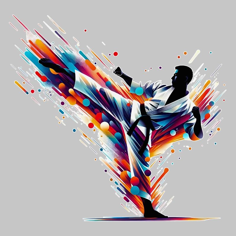 Explosion de karaté