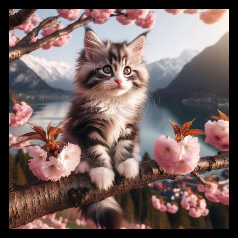 Chiot Maine Coon Chat