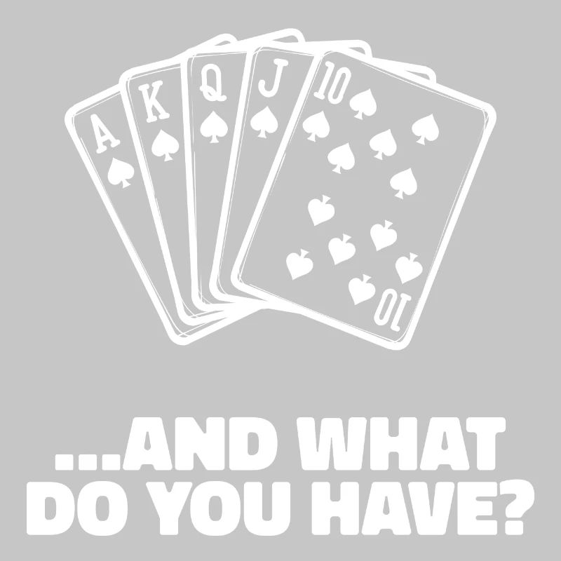 Card Game Gambling Casino Poker Statement