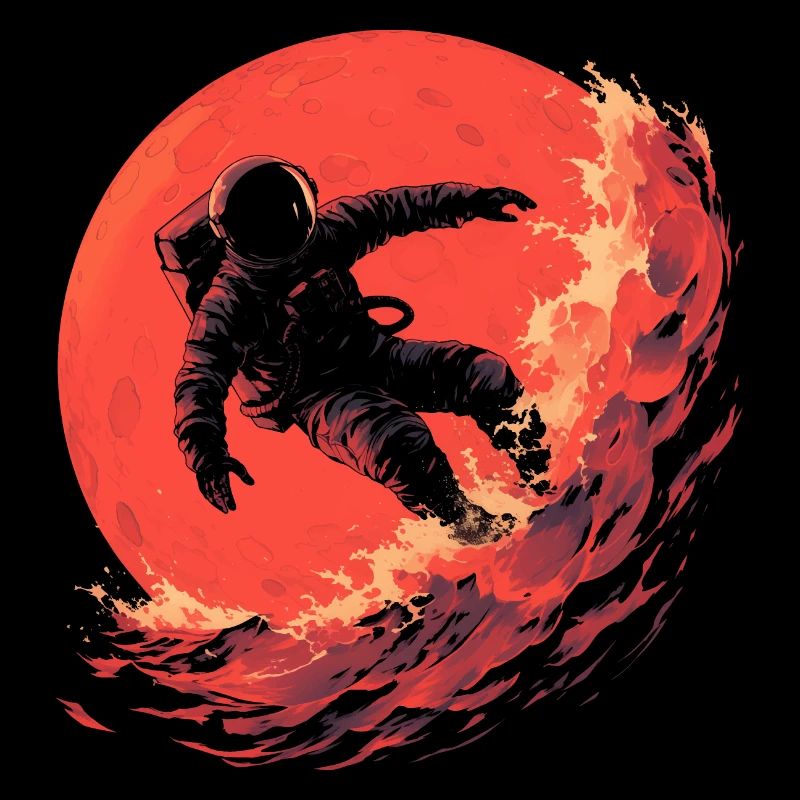 Astronaut Surfer