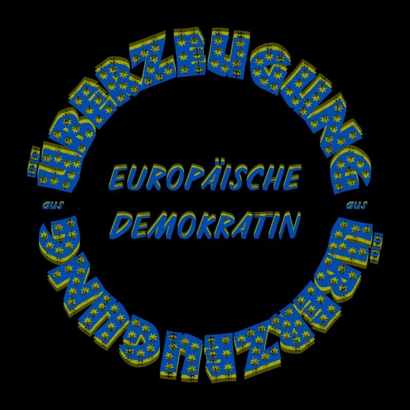 European Democrat by Conviction Circular Text