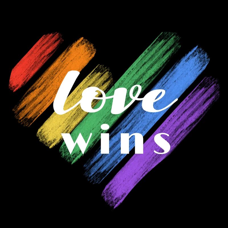 Liebe gewinnt – Regenbogenfarben