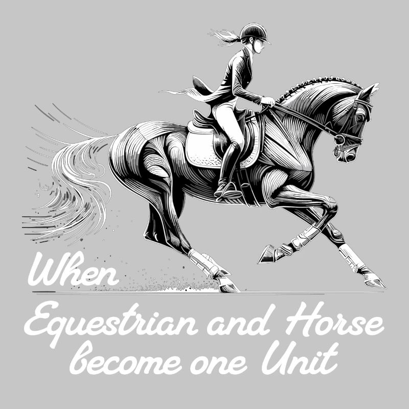 Cadeau d’unité de cheval de cavalier