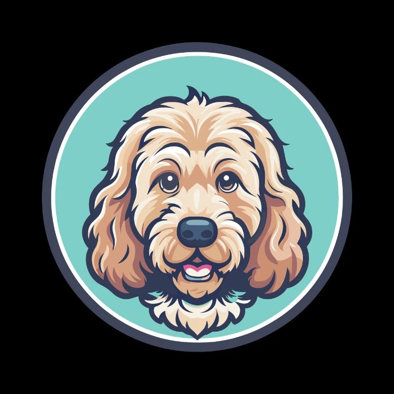 Cockapoo Hunderasse Bunte Karikatur Kawaii Clipart