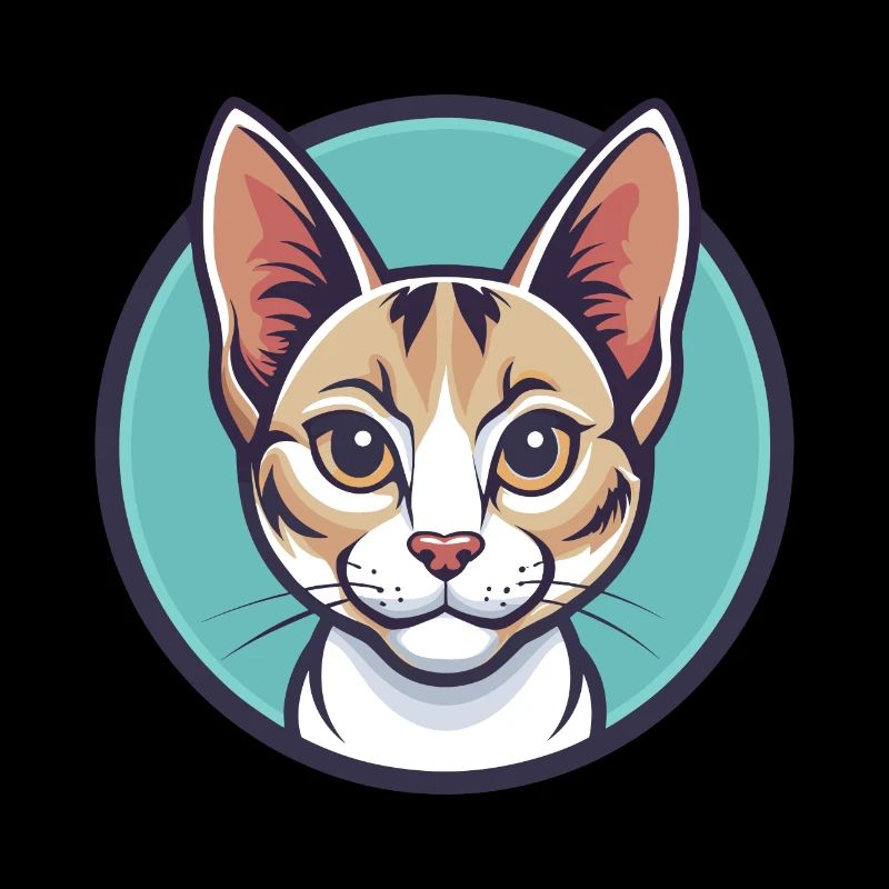 Coréen Bobtail Chat Race Dessin Animé Kawaii Animal Pet