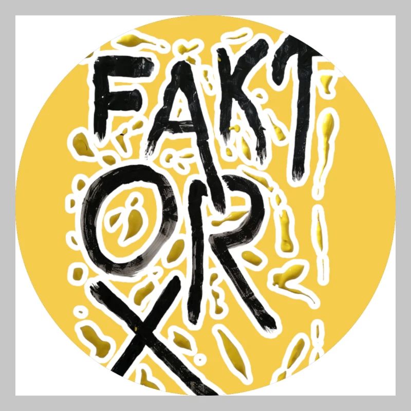 Fake Op Kreis Graffiti